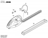 Bosch 3 600 H47 203 Ahs 48-16 Hedge Trimmer 230 V / Eu Spare Parts